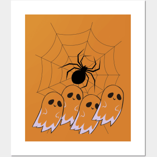 Ghosty Spider Posters and Art